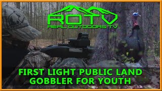 First Light Public Land Youth Turkey Hunt [upl. by Nebe289]