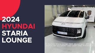 🔔For Sale by Limo Mobility🔔2024 Hyundai Staria lounge 4WD Brand new [upl. by Naihtsirc]