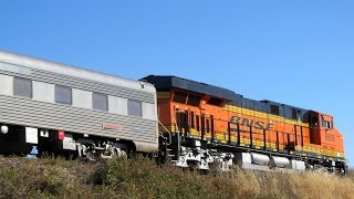 BNSF Employee Special in and out of Richmond Yard California June 17 2013 [upl. by Meuse]