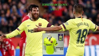 Barcelona 20182019 Away Jersey Unboxing nd Review [upl. by Deelaw]