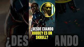 ¿Desde cuándo Rhodey es un Skrull [upl. by Anirhtak381]