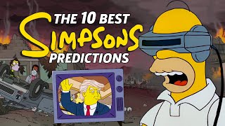 Top 10 Simpsons Future Predictions of All Time [upl. by Eerolam]