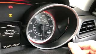 HOW TO Reset the Low Tyre Pressure Alert and view Tyre Pressure Readings on a Suzuki Swift [upl. by Zetrac929]