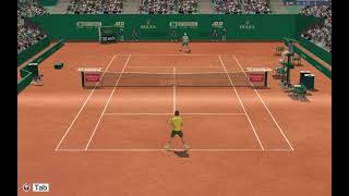 Full Ace Tennis Simulator Tsitsipas VS Sinner Monte Carlo 24 [upl. by Adnwahsat]