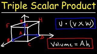 Volume of a Parallelepiped Using The Triple Scalar Product Calculus 3 [upl. by Sredna]