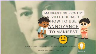 😒 The Annoyance Method  How Neville Goddard taught using irritation to manifest [upl. by Cobbie]