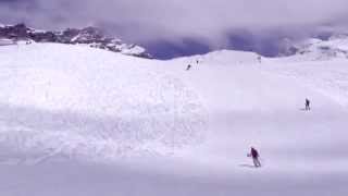 Cervinia  Matterhorn piste n6 [upl. by Eilssel]