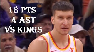 Bogdan Bogdanovic 18 Pts 4 Ast Atlanta Hawks vs Sacramento Kings HIGHLIGHTS [upl. by Adnima552]