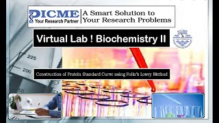 Construction of Protein Standard Curve using Folin’s Lowry Method  PICME Labs  Biochemistry II [upl. by Mcgannon]