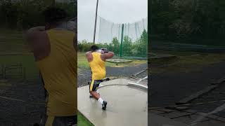 TMond Johnson Qualifies For Olympic Trials Shot Put 2061m 67 Feet [upl. by Blanchard]