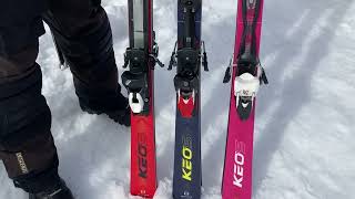 OGASAKA SKI KEOS KSES  KEOS KSEV  KEOS KSEY 20222023NEWモデル説明 [upl. by Hasen]