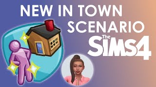 The Sims 4 Scenario New In Town [upl. by Ellecram]