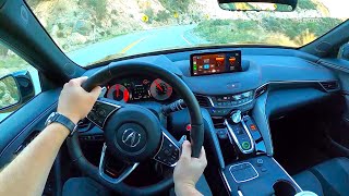 2022 Acura TLX Type S SHAWD  POV Test Drive Binaural Audio [upl. by Cutcliffe]