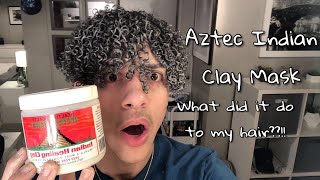 DIY Bentonite Clay Mask For Super Defined Curls Men amp Women [upl. by Frodine]