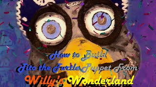 How to Build Tito the Turtle Puppet from Willys Wonderland [upl. by Ahtennek]