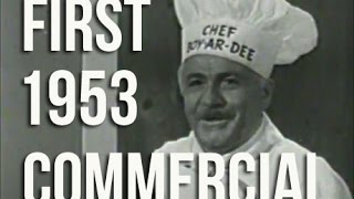 Chef Boyardee 1953 Commercial [upl. by Ateloiv]