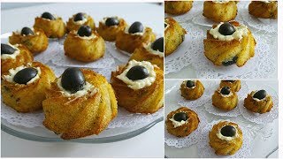 MINI CAKE SALÉ  olive fromage thon RECETTE FACILE ET RAPIDE  Recette RAMADAN [upl. by Elag]