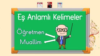 Eş Anlamlı Kelimeler  4 Sınıf [upl. by Cale837]