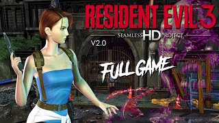 RESIDENT EVIL 3 Seamless HD Project 20 PC FULL GAME  Playthrough Gameplay Ending A [upl. by Pellet162]