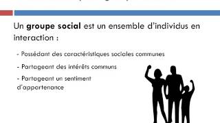 Les groupes sociaux [upl. by Edy817]