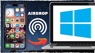 How to Use AirDrop On Windows PC I AirDrop iPhone To Windows 2024 [upl. by Jada]