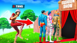 I Went UNDERCOVER in Fortnite Fashion Shows [upl. by Zak]