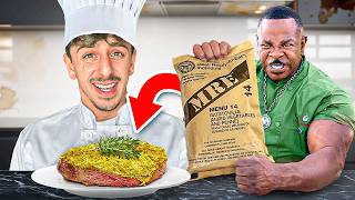 Turning Military Food Into Gourmet ft Chef Rush [upl. by Nairahcaz11]