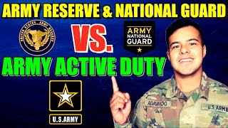 Why The ARMY RESERVE amp NATIONAL GUARD Might Be BETTER Than ARMY ACTIVE DUTY 2020 [upl. by Daffi]