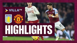 MATCH HIGHLIGHTS  Aston Villa 12 Manchester United [upl. by Salzhauer]