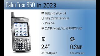 Palm Treo 650 smartphone  will it works in 2023 [upl. by Yates]