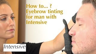 How to Eyebrow tinting for man with Intensive [upl. by Anurag388]