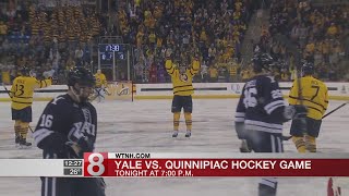 Quinnipiac vs Yale hockey on MyTV9 Tonight [upl. by Hanahs]