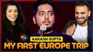 My First Euro Trip  Aakash Gupta  Standup Comedy Reaction [upl. by Roseanna358]