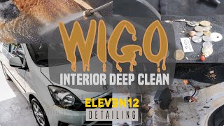 NASTY Interior Deep Clean  Toyota Wigo [upl. by Dotti]