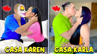 24 HORAS INTERCAMBIANDO DE CASA Y DE PAREJAS 👩🏻‍❤️‍💋‍👨🏻 Se salió de control  Karla Bustillo [upl. by Nitnerb641]