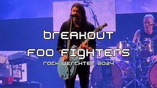 Breakout  Foo Fighters Rock Werchter 2024 [upl. by Lyrpa]