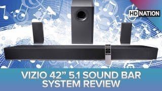 SuperWide HDTV Vizio 51 Sound Bar quotMastered In 4Kquot Bluray 51 vs 71 DisplayPort AVR [upl. by Marba632]