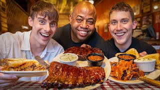 Two Brits Mindblown trying Memphis BBQ Ribs for the first time [upl. by Adlar]