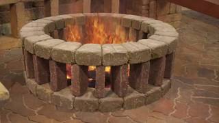 How to build and incorporate a stone fire pit in your back yard [upl. by Annayehc90]