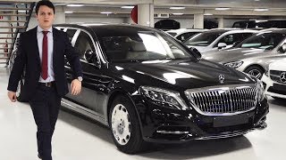 2019 Mercedes Maybach S600 Pullman GUARD  V12 Full Review Interior Exterior Security [upl. by Launcelot]