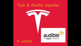 Tesla how to play Audible Audiobooks [upl. by Elleirda]