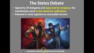 Lesson 14 Federalists vs AntiFederalists [upl. by Calvert]