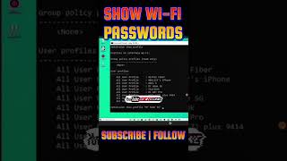 How To Find WiFi Passwords using CMD [upl. by Holden]