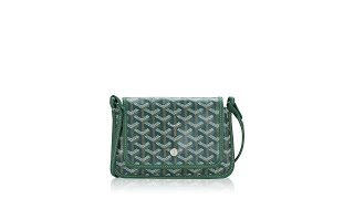 Goyard Goyardine Plumet Crossbody Green [upl. by Mcfarland654]