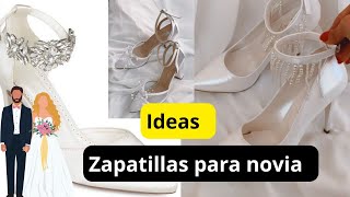 Ideas de zapatillas para novia moda 2024 [upl. by Lexine]