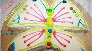 Recette de Gateau danniversaire Papillon Partie 2Butterfly Birthday cake Part2Sousoukitchen [upl. by Magdalene]