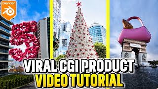 How to Create These Viral CGI Product Animations in Blender  VFX Tutorial [upl. by Ronda]