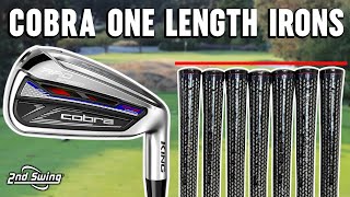 Cobra One Length Irons Test  RAD Speed Irons  Standard Length vs One Length [upl. by Idelia]