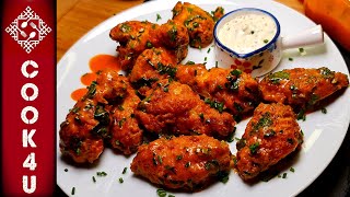 The Best Buffalo Wings Recipe  Ramadan Recipe [upl. by Kcirdez841]