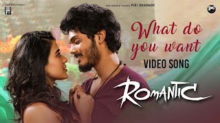 What Do You Want Video Song  Romantic  Akash Puri  Ketika Sharma  Puri Jagannadh  Charmme Kaur [upl. by Shaff]